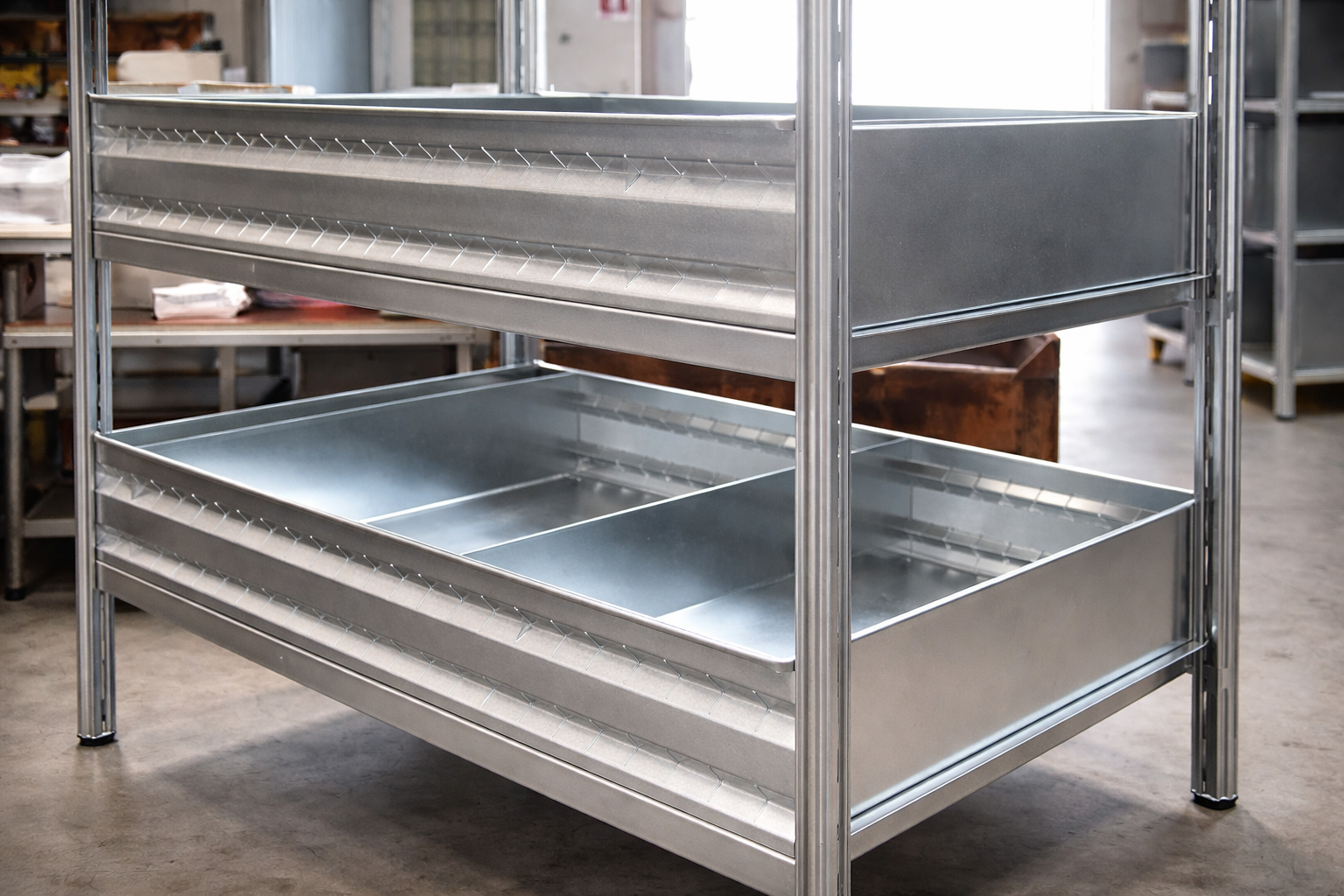 Come progettare un'officina con scaffalature metalliche?